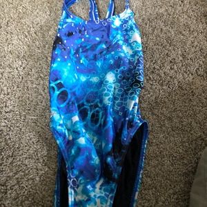 Blue Speedo Swimsuit